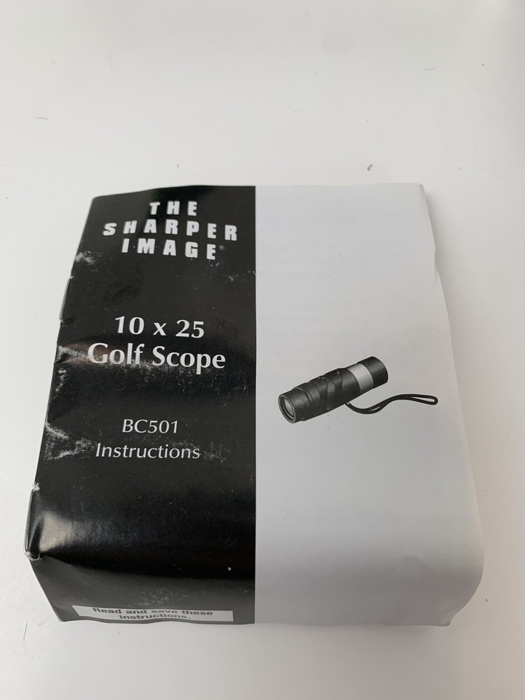 Sharper Image 10x25mm Golf Rangefinder Scope