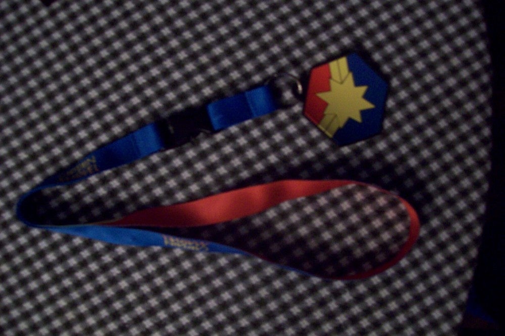 Captain Marvel lanyard 2018 Loot Crate