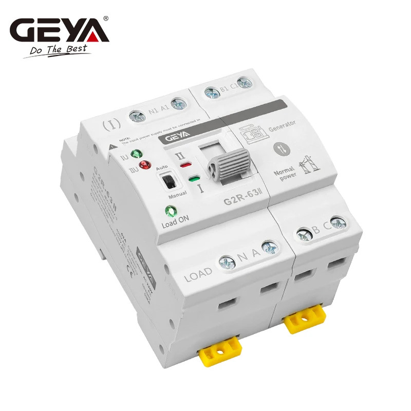 G2R Automatic Transfer Switch Din Rail ATS Dual Power Electrical Selector S
