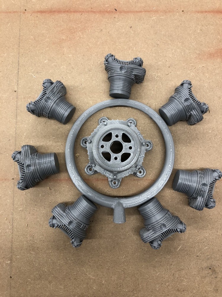 Dummy R/C 7 Cylinder Radial Engine(Read Description)