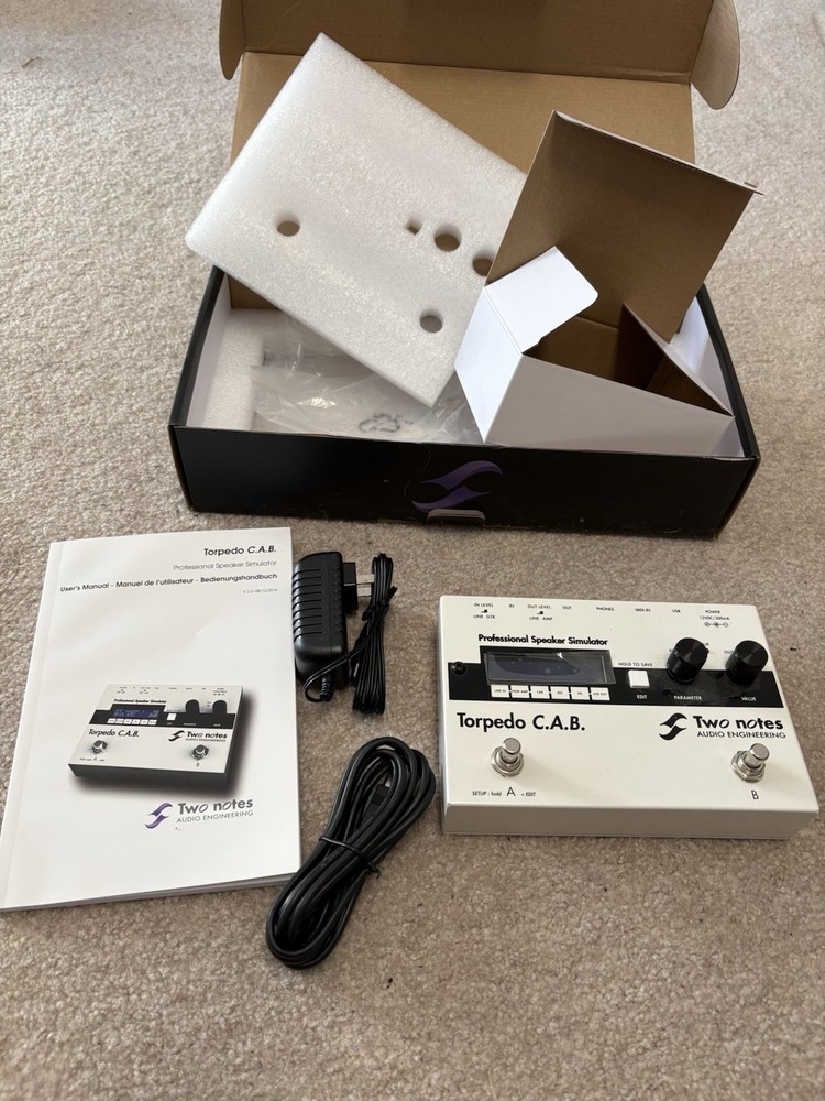 Two Notes Torpedo C.A.B. Professional Speaker Simulator Pedal