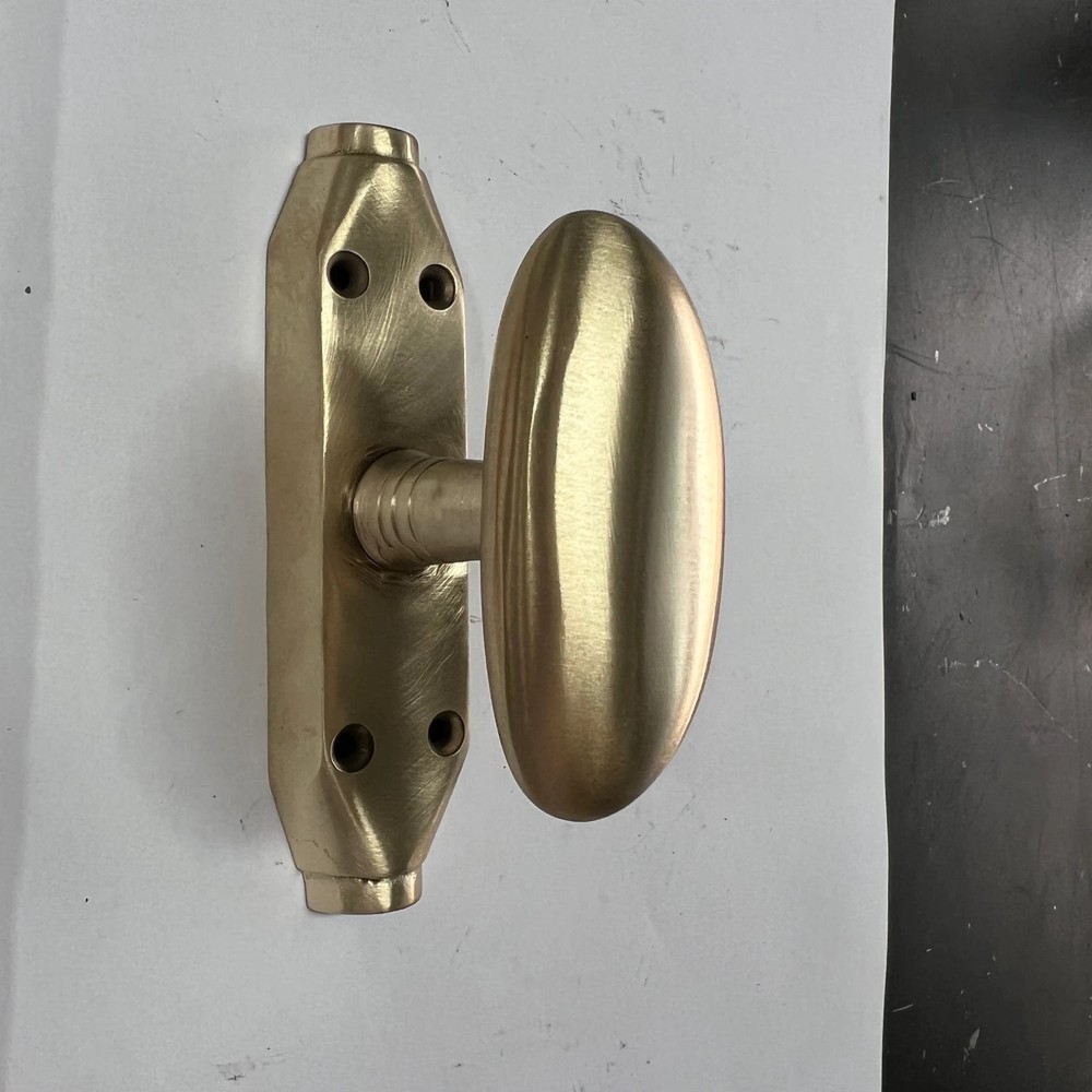 2 sets 110" LARGE oval knob CREMONE solid brass slide Bolt espagnolet 280 cm