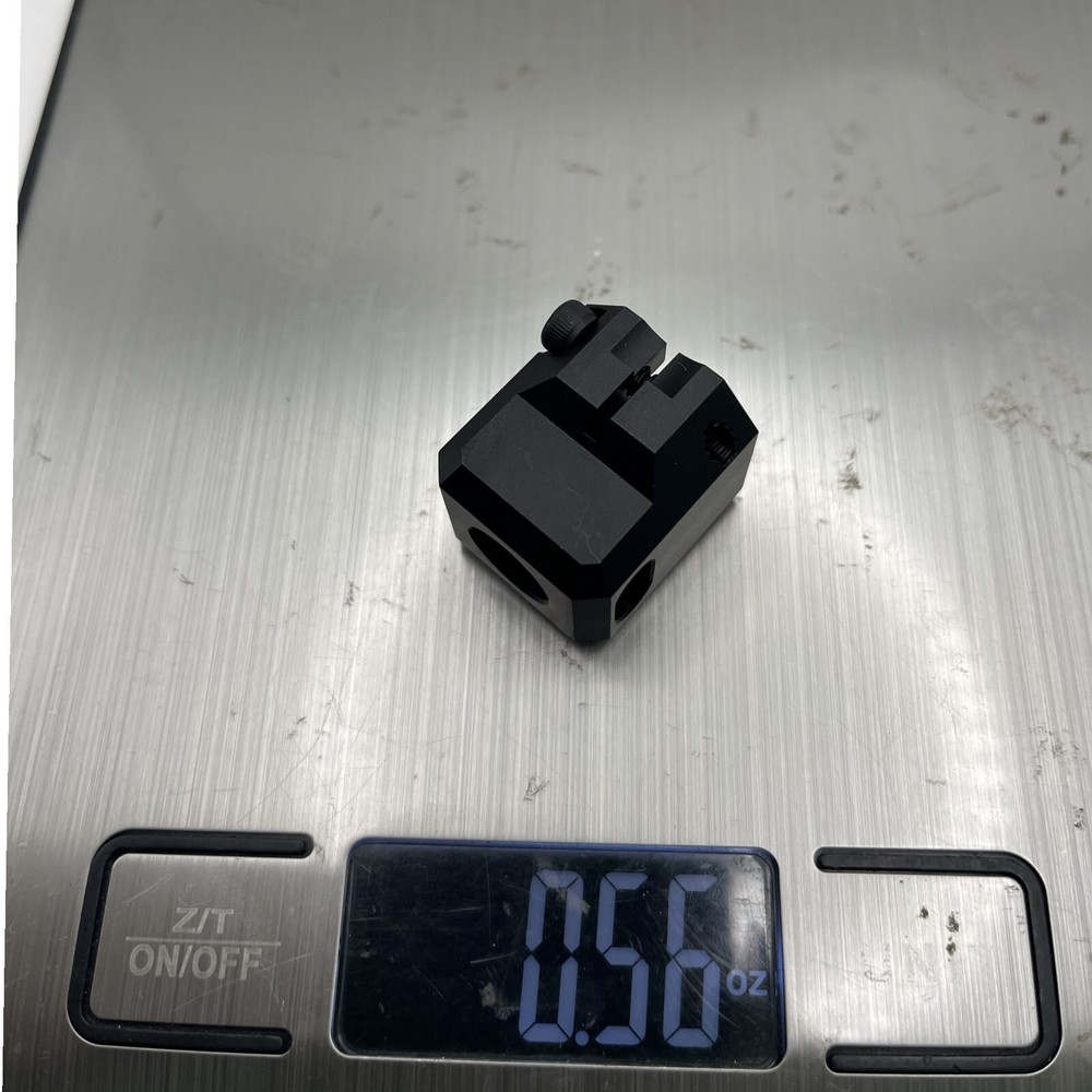1/2x28 TPI 9mm Muzzle Brake Compensator For Glock 17, 19, 26 Springfield Hellcat