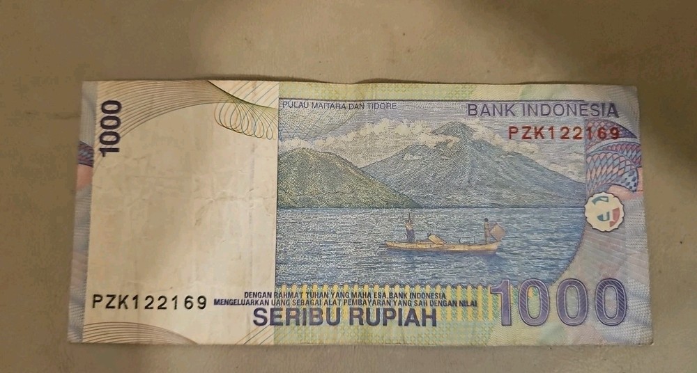 2000 Indonesia 1000 Rupiah Note