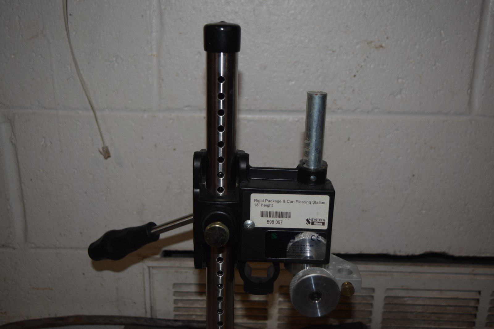 Systech Illinois 18" Rigid Package Can Piercing Station