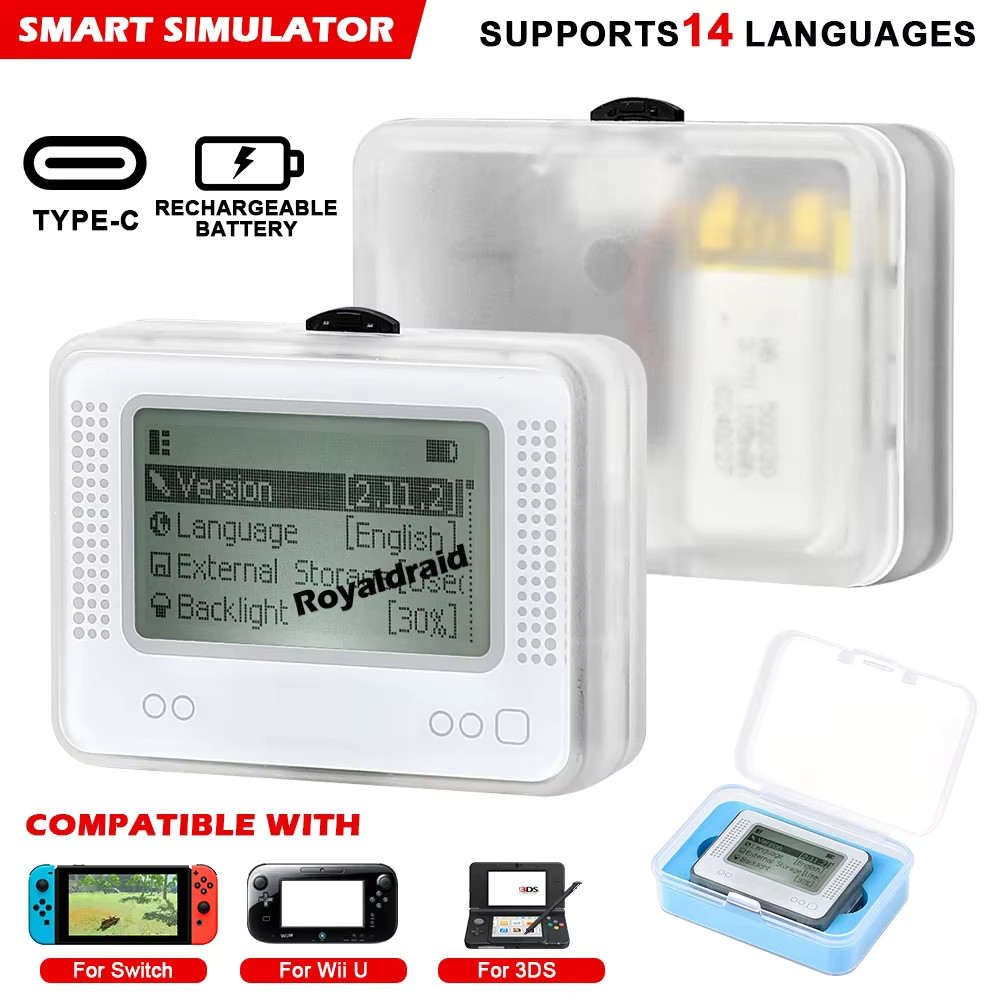 For Allmiibo Chargeable Intelligent Simulator Emulator Bluetooth-Compatible Univ