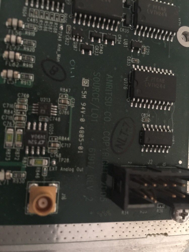Anritsu Source /LO1 Module - 61917 Board, ZF-60120627 Vector Analyzer Options