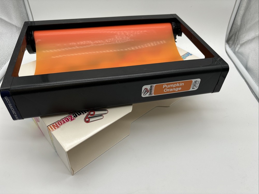 Zero Nine Pumpkin Orange Foil Gerber Edge Printer Edge 2 Le New SHELVE 2C