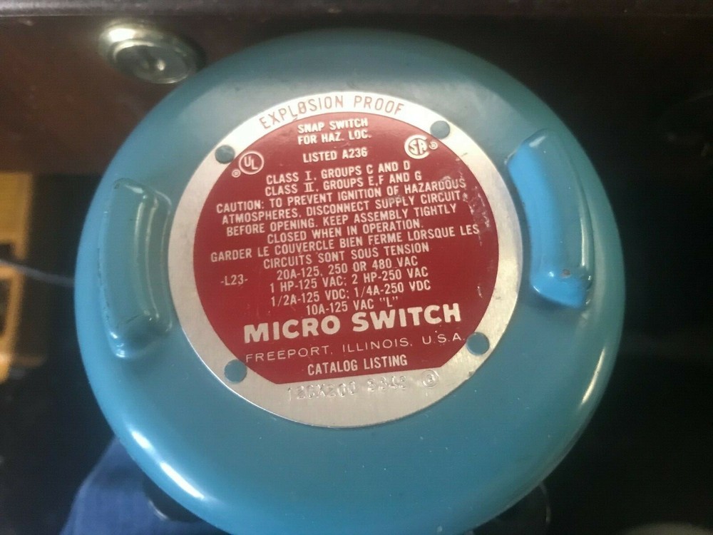 Whitey Explosion Proof Micro Switch A236  12Cx200