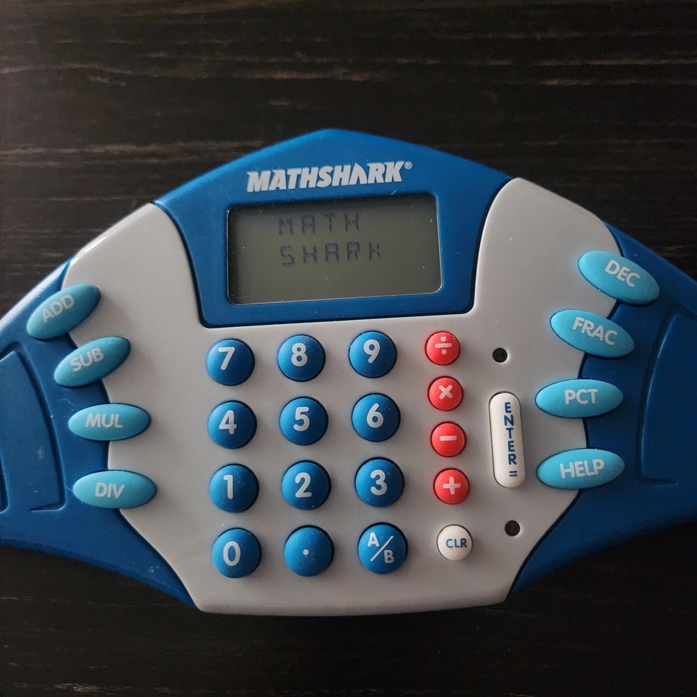 Educational Insights MathShark Digital Math Game, Device Only, Works