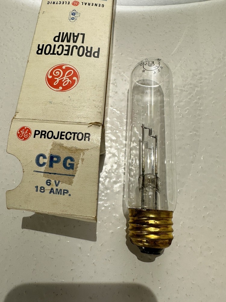 CPG projector lamp projection light bulb 6v 18A, G.E. brand