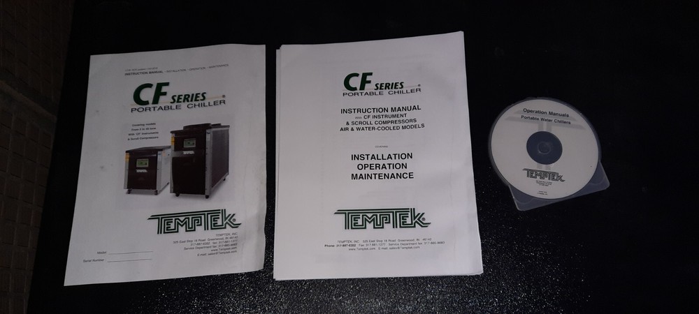 TEMPTEK CF-2A-UL Water Chiller