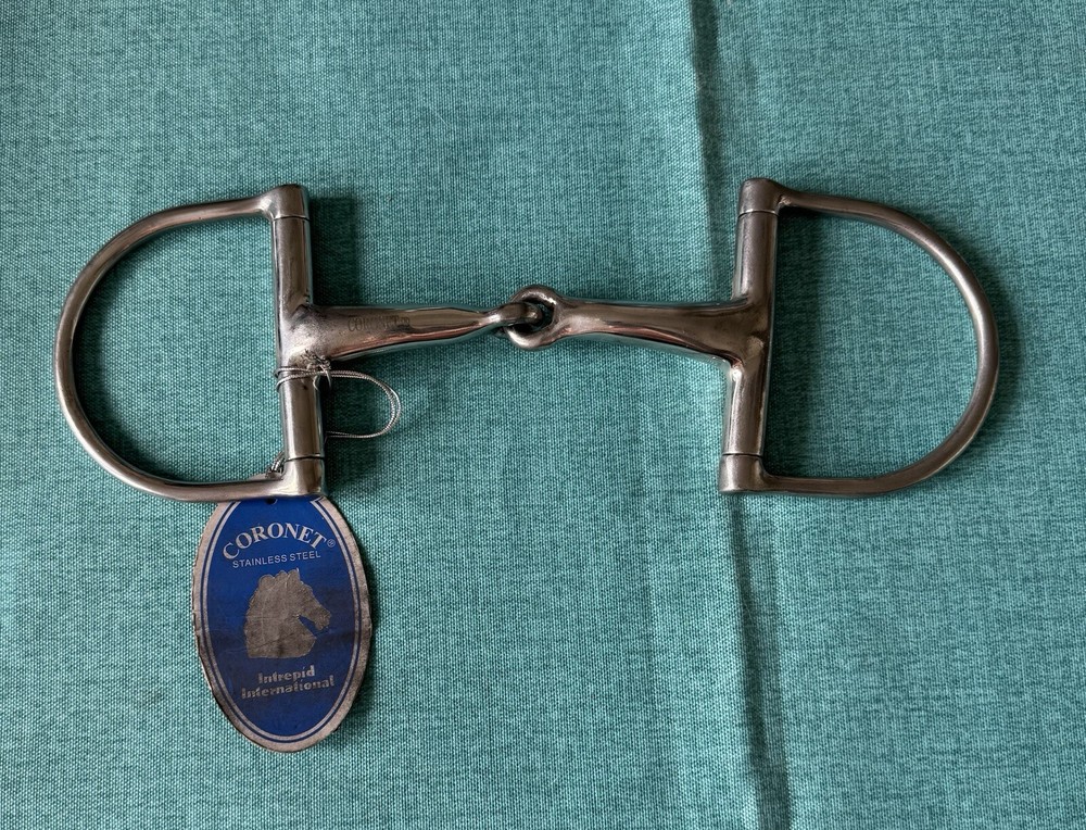 NEW 4 3/4” Coronet Large Dee Ring Snaffle