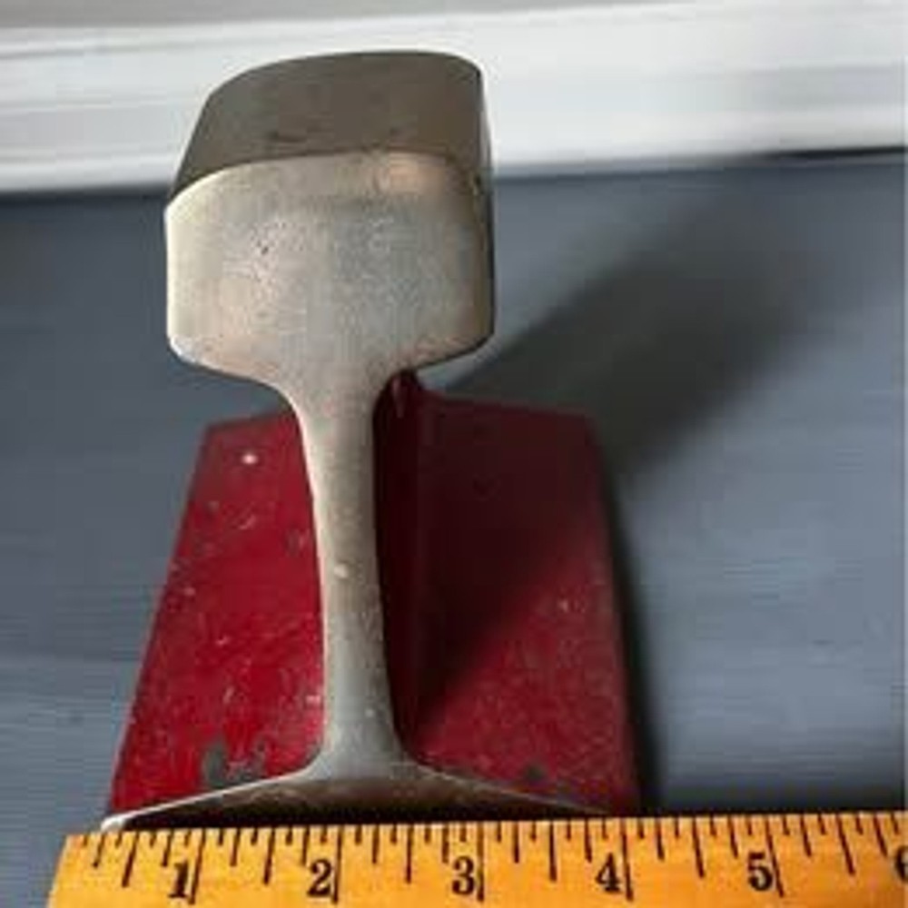 Antique Trolley Rail Bookend