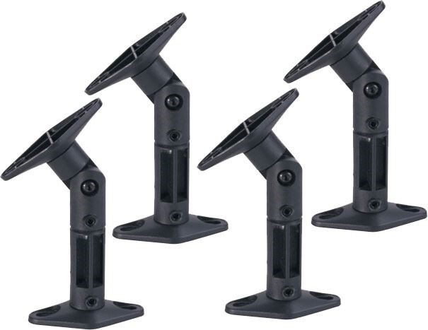 4 PACK UNIVERSAL CEILING WALL SATELLITE SPEAKER MOUNT BRACKETS HOME THEATER BOSE