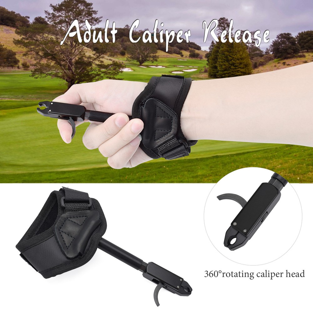 Caliper Release Aid Archery Compound Bow Adult Tools Trigger Wrist Strap 1PCS