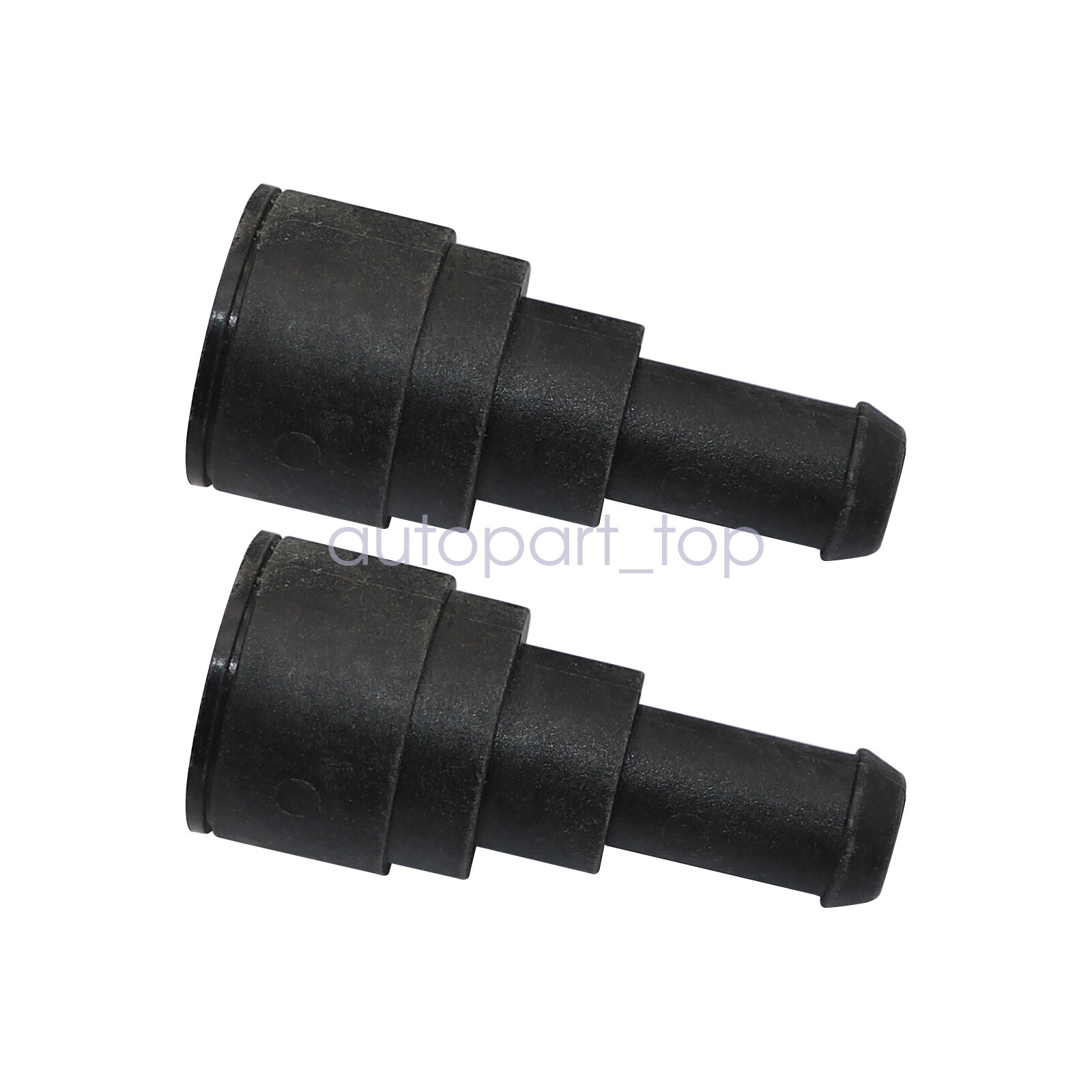 2x Heater Core Coolant Hose Connector Set For 99-14 Chevy Silverado Tahoe Sierra