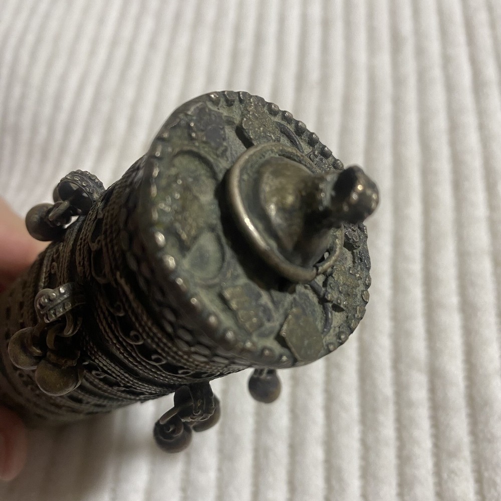 Antique handmade Silver Bottle