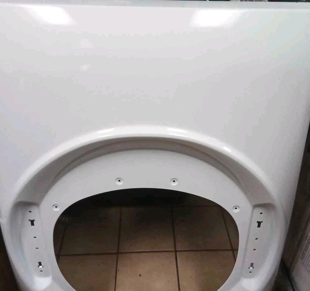 GE Dryer Front Replacement Panel Assembly White WE10X29591