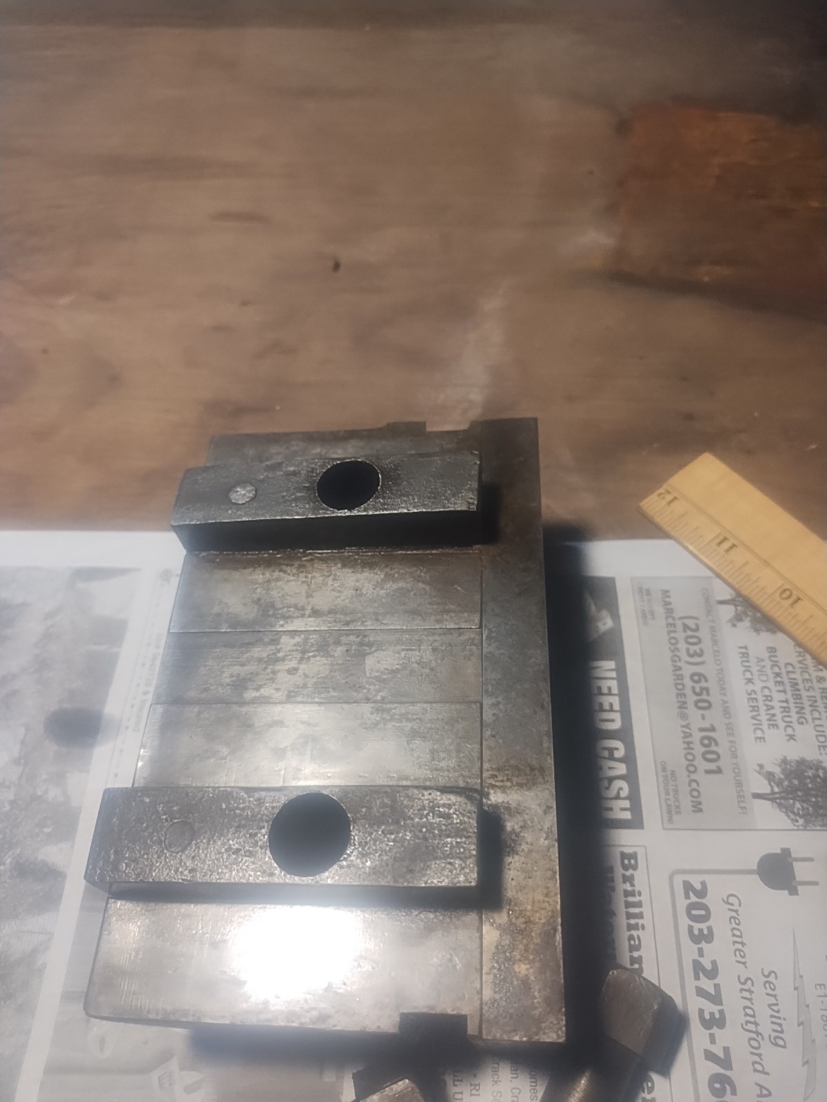 Vintage Machinists Drill Press Vise Jaw 6 Inch