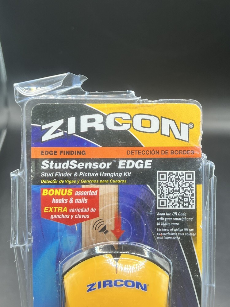Zircon StudSensor EDGE- Edge Finding Electronic Stud Finder w/hooks & nails