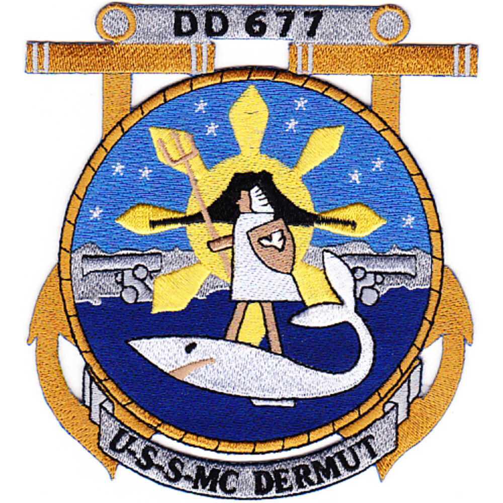 DD-677 USS McDermut Patch