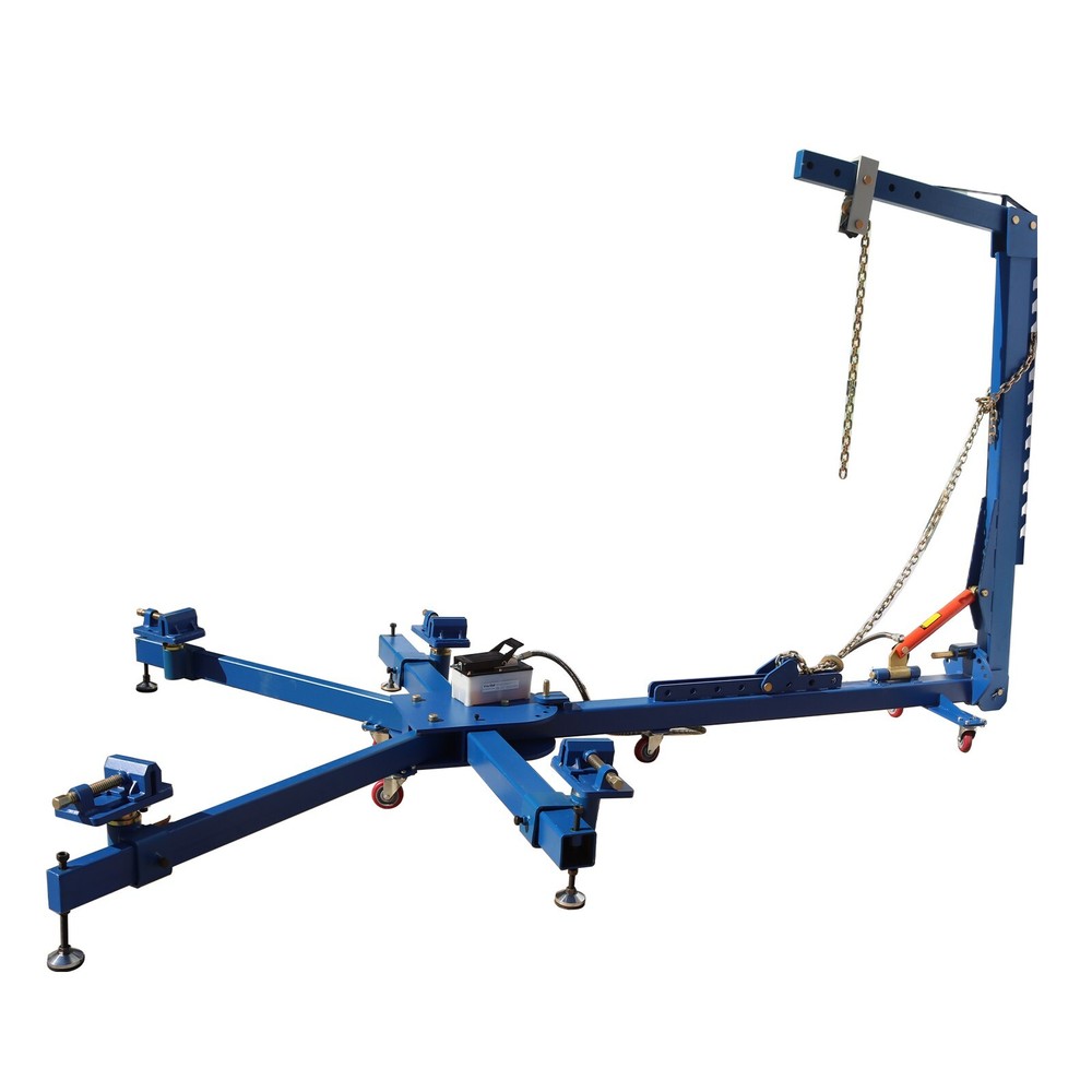 Auto Body Frame Puller Straightener Car Frame Machine 7716lbs Loading Capacity