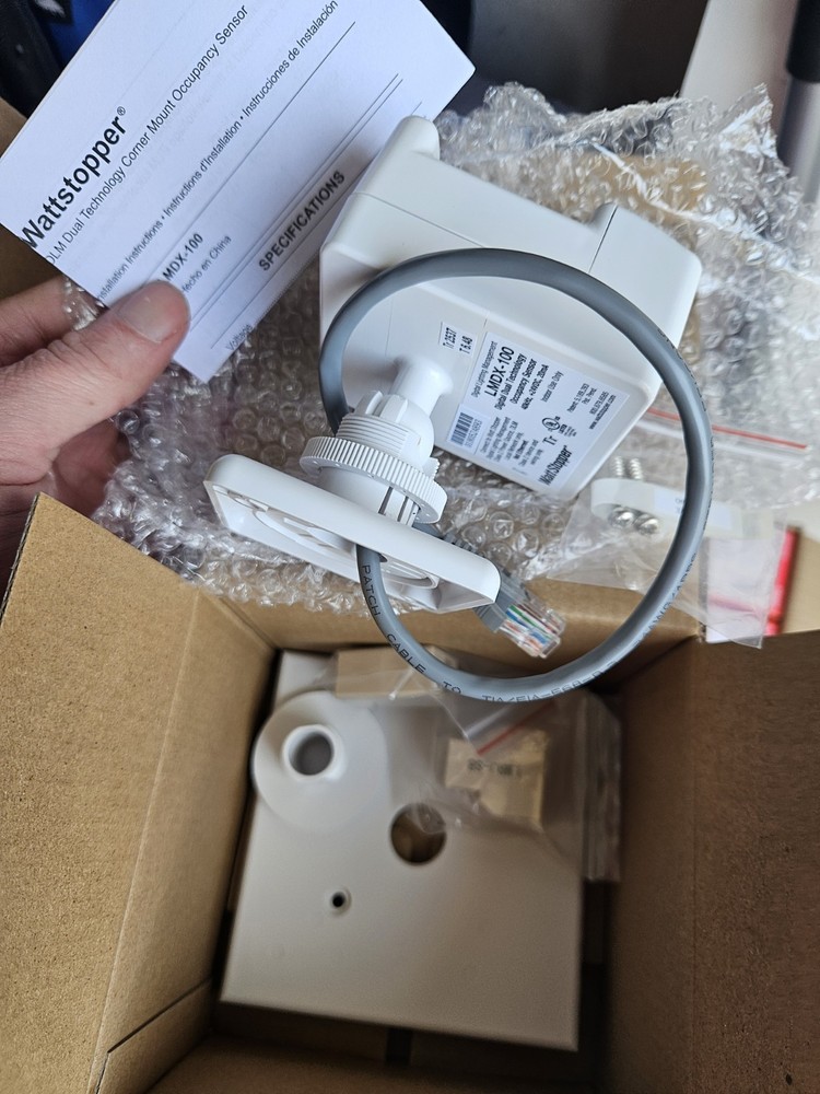 Wattstopper LMDX-100 Digital Dual Tech Sensor- New In Box