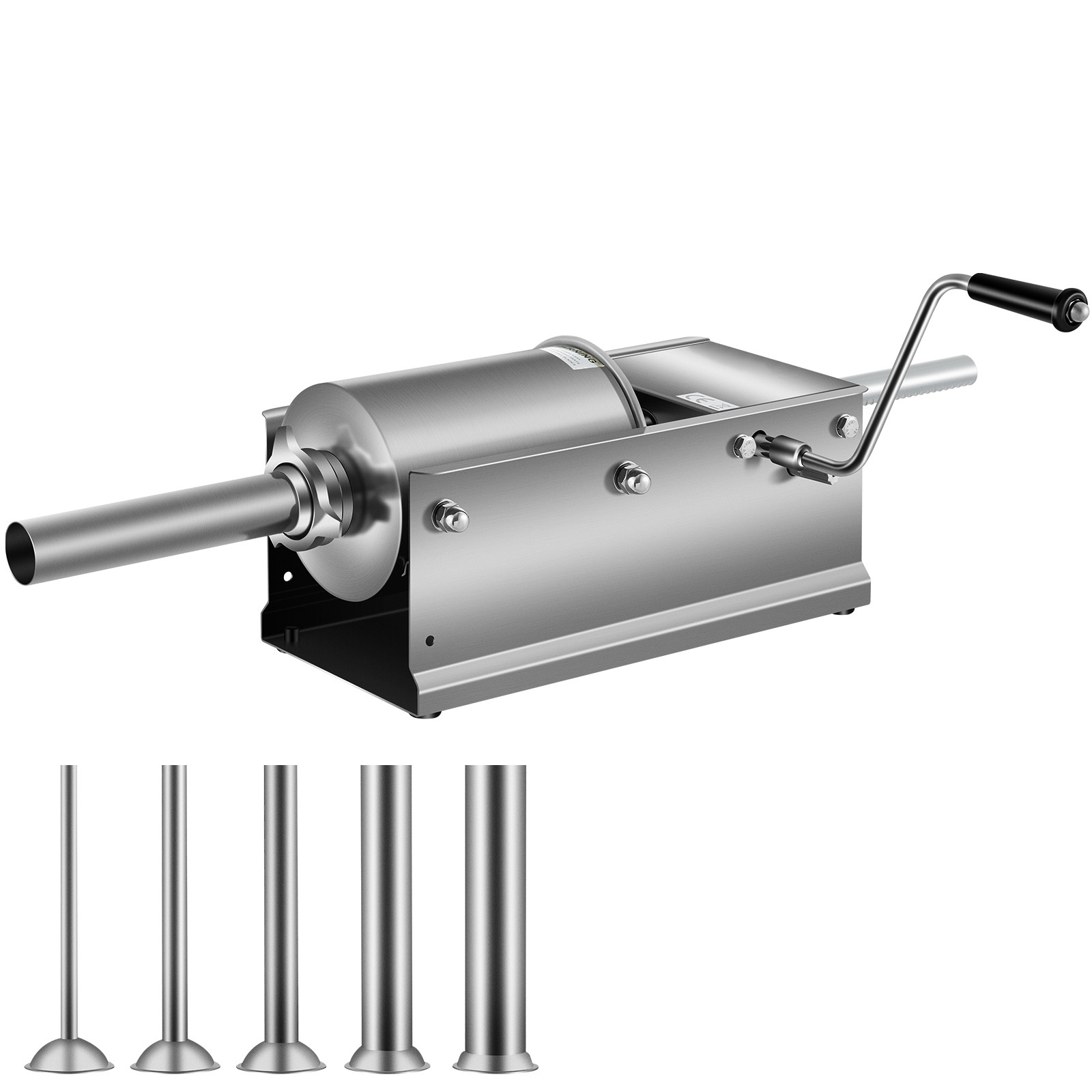 Horizontal Sausage Stuffer Manual Sausage Stuffing Machine 3L Stainless Steel