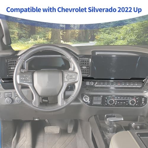 Para el panel de salpicadero Silverado compatible con Chevy Silverado Gris