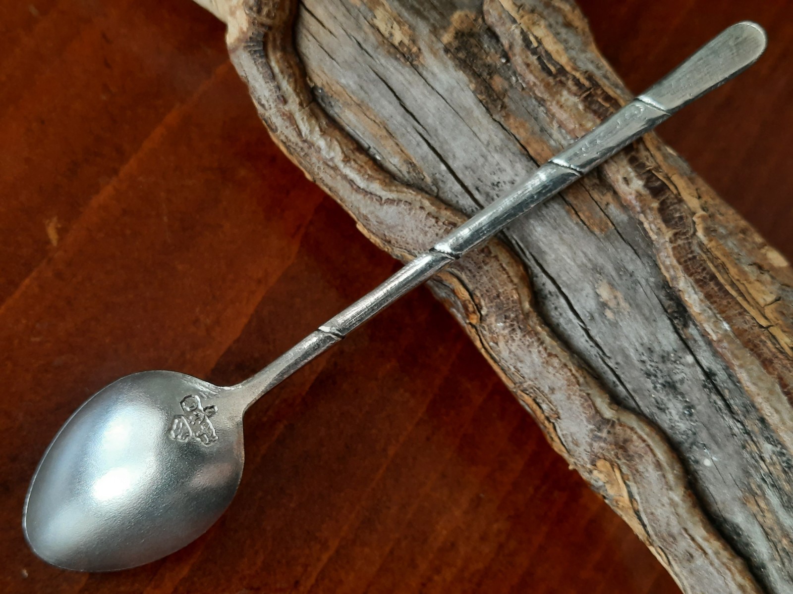 Sterling Silver Gorham Bamboo Demitasse Spoon 1885 Boars Head Date Code
