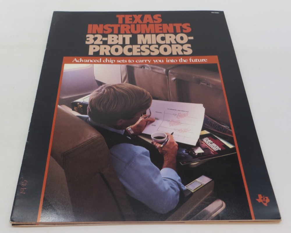4 Texas Instruments Vintage Reference Micro-Processors Semiconductor Graphics