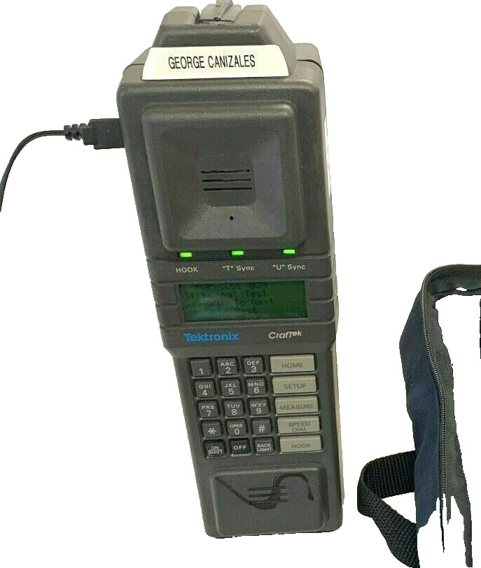 Tektronix CT100 CrafTEK Subscriber Loop Test Set w/case nice