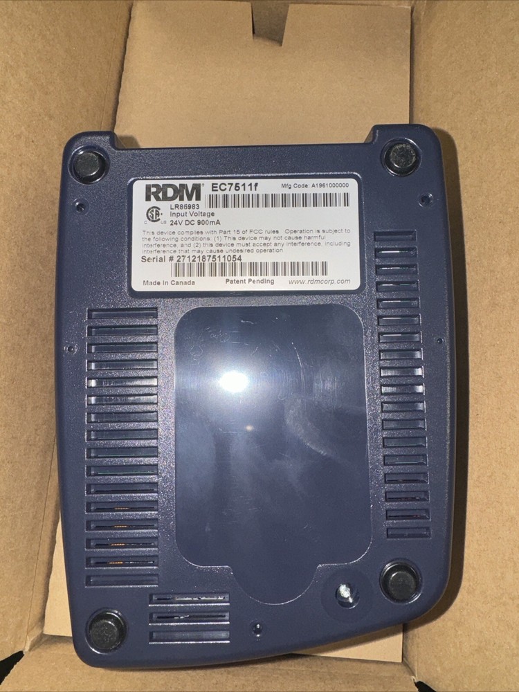 New RDM EC7511f Single Feed Duplex Check Scanner with Franker