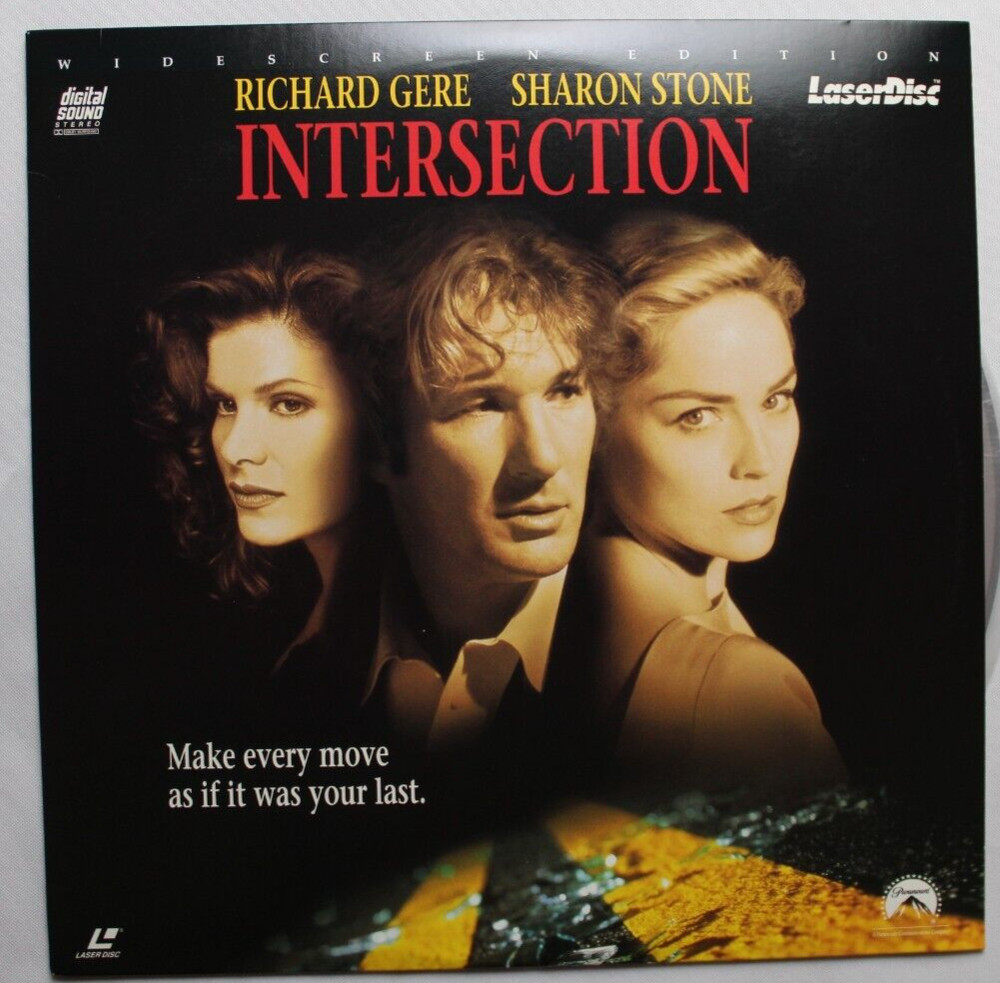 INTERSECTION laserdisc LD WIDESCREEN SHARON STONE *QUICK SHIP*
