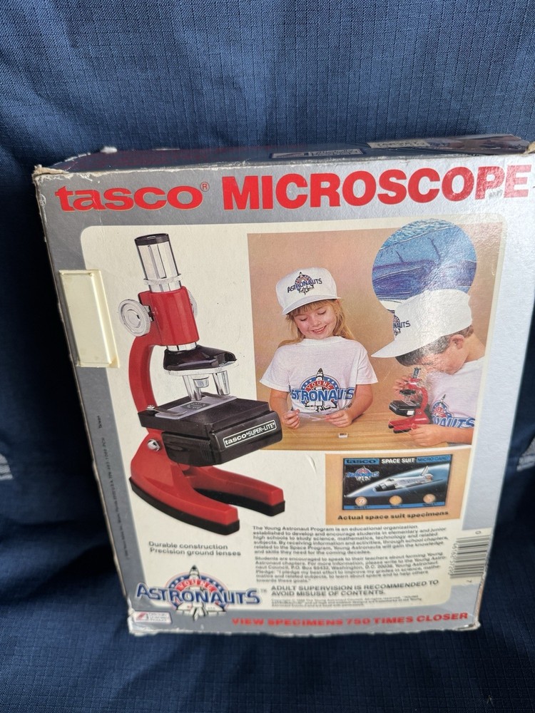 Tasco 750 Power microscope W/Beginner Kit - young astronauts