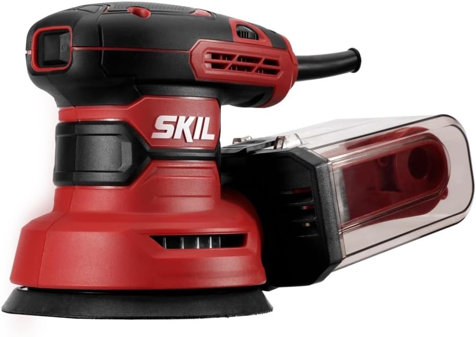 5” Random Orbital Sander - Powerful Cyclonic Dust Collection for DIY Projects