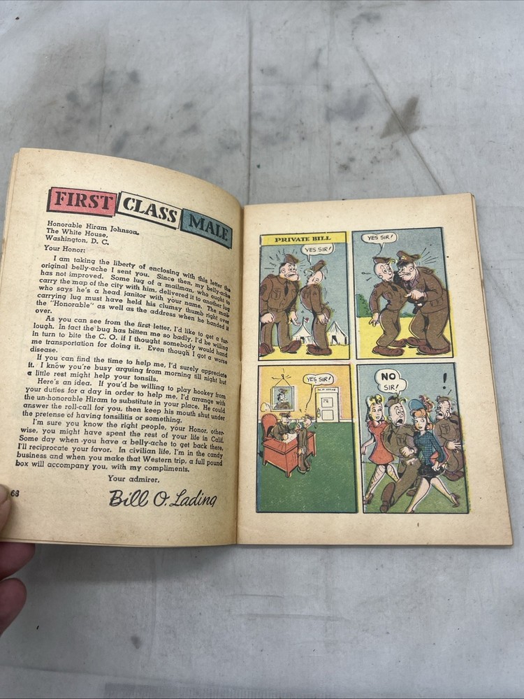 WW2 US Private Bill Booklet (CC109