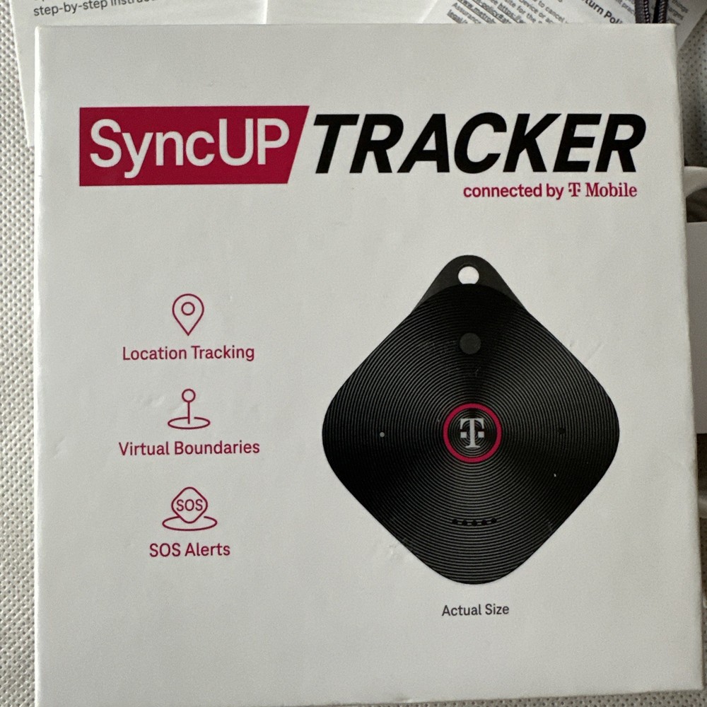 T-Mobile SyncUp Tracker 2nd Gen 64MB Blk Kit - 2024 - Tracking Device Open Box