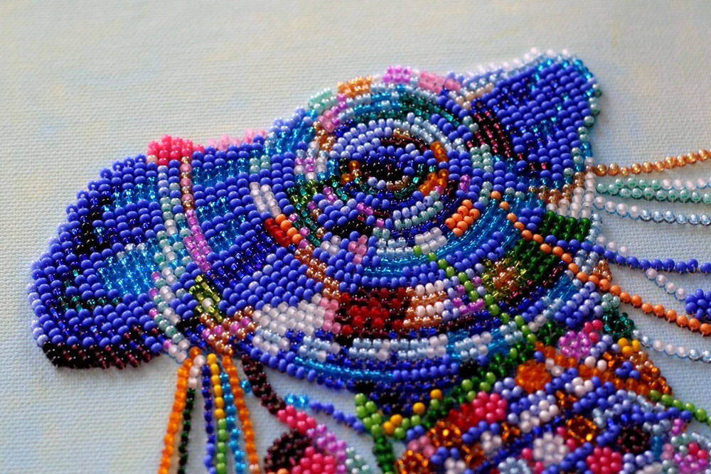 Bead Embroidery Kit "Camel" Stitching Handmade Beadwork