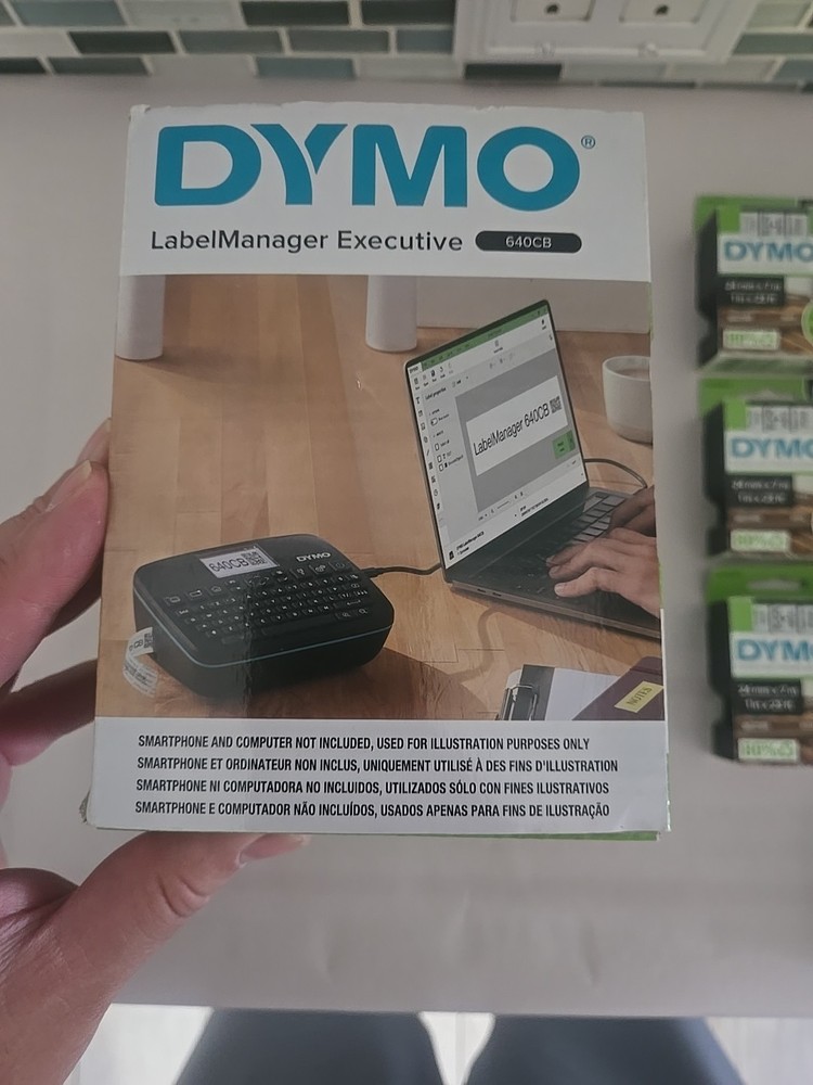 Genuine DYMO LabelManager Executive 640CB Portable Compact Label Printer