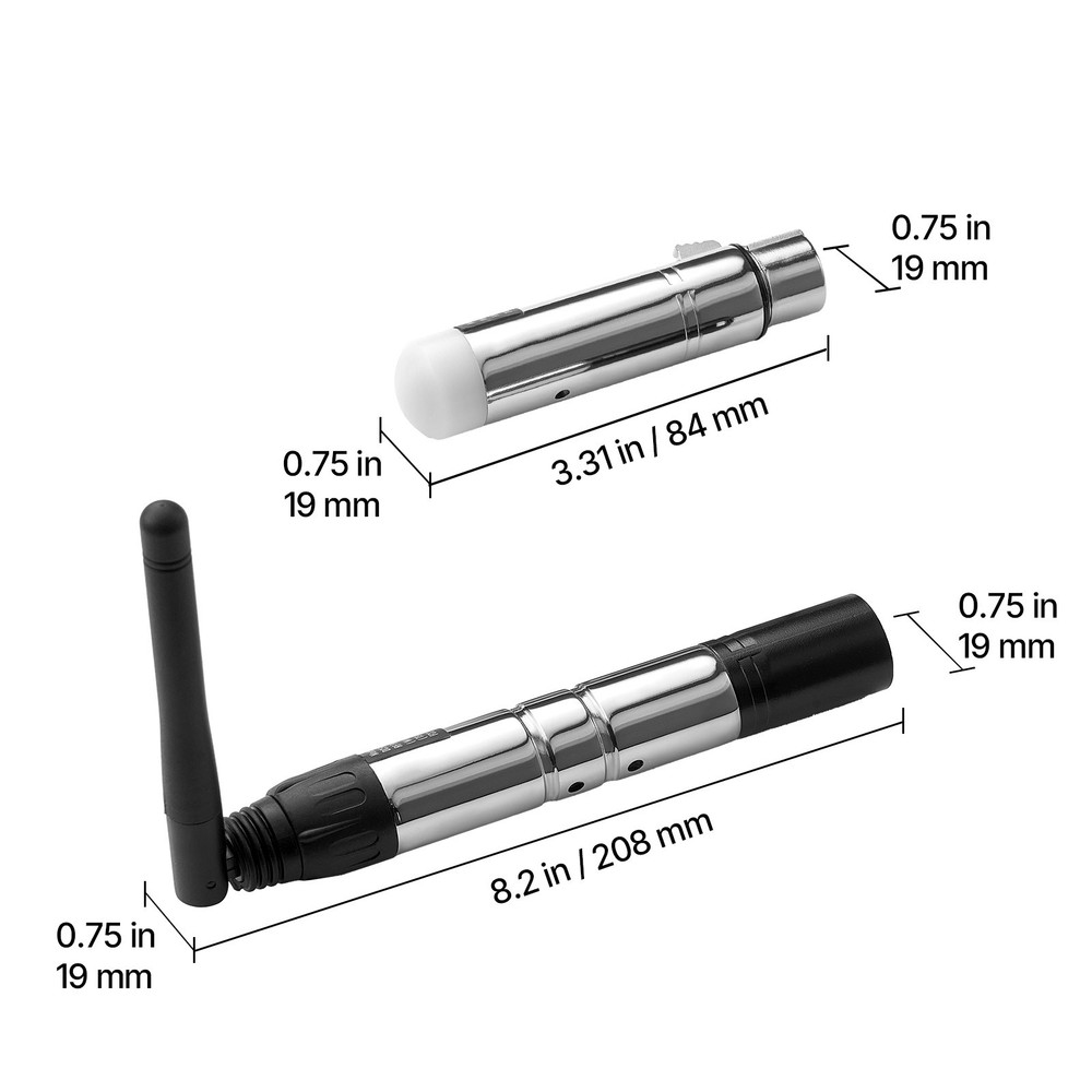 DMX Wireless Receiver Transmitter Controller for LED Stage Light 4 PCs