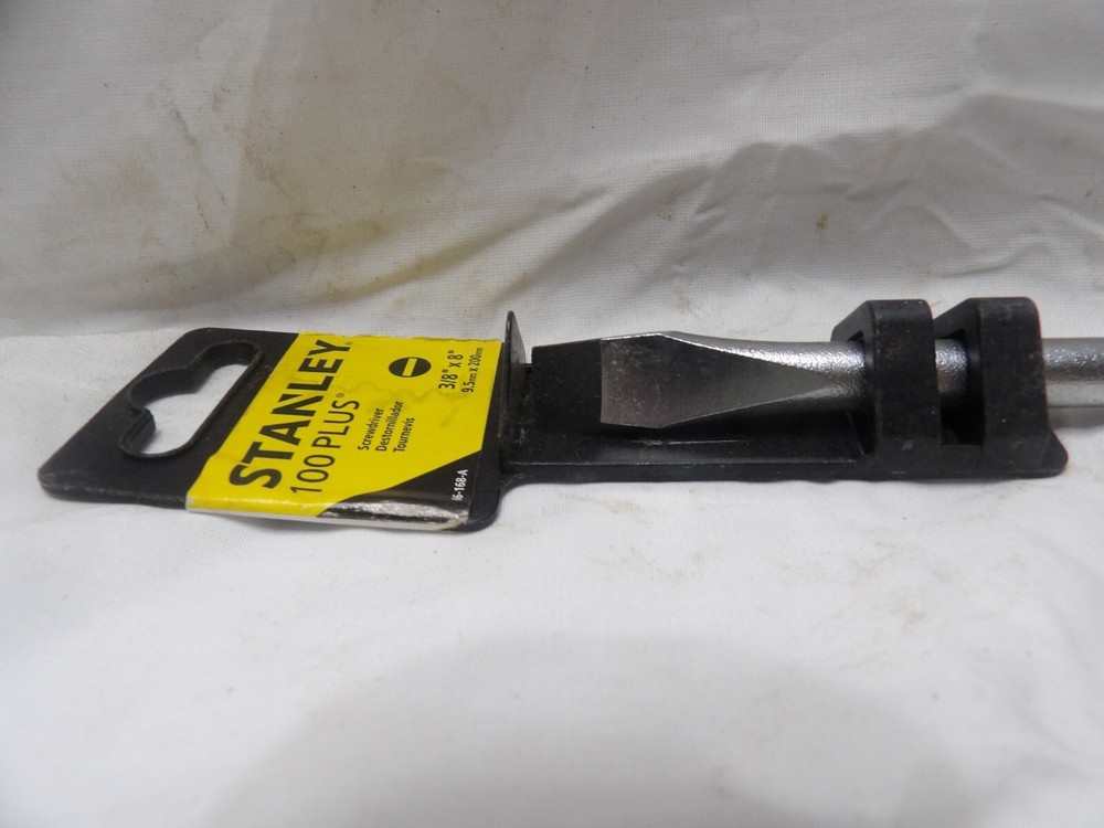 Stanley 100 Plus Flat Head Screwdriver #66-168-A