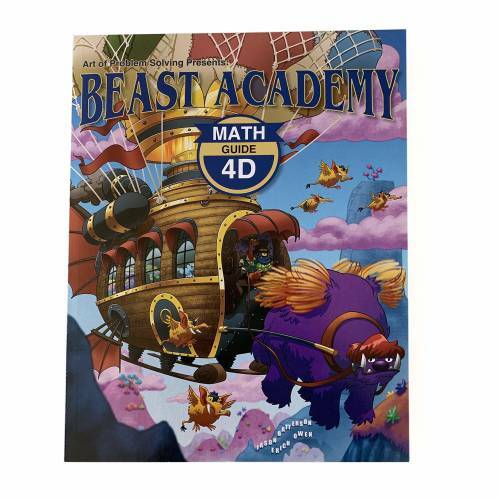 Beast Academy: Math Guide 4D (Art of Problem Solving) - Paperback - GOOD
