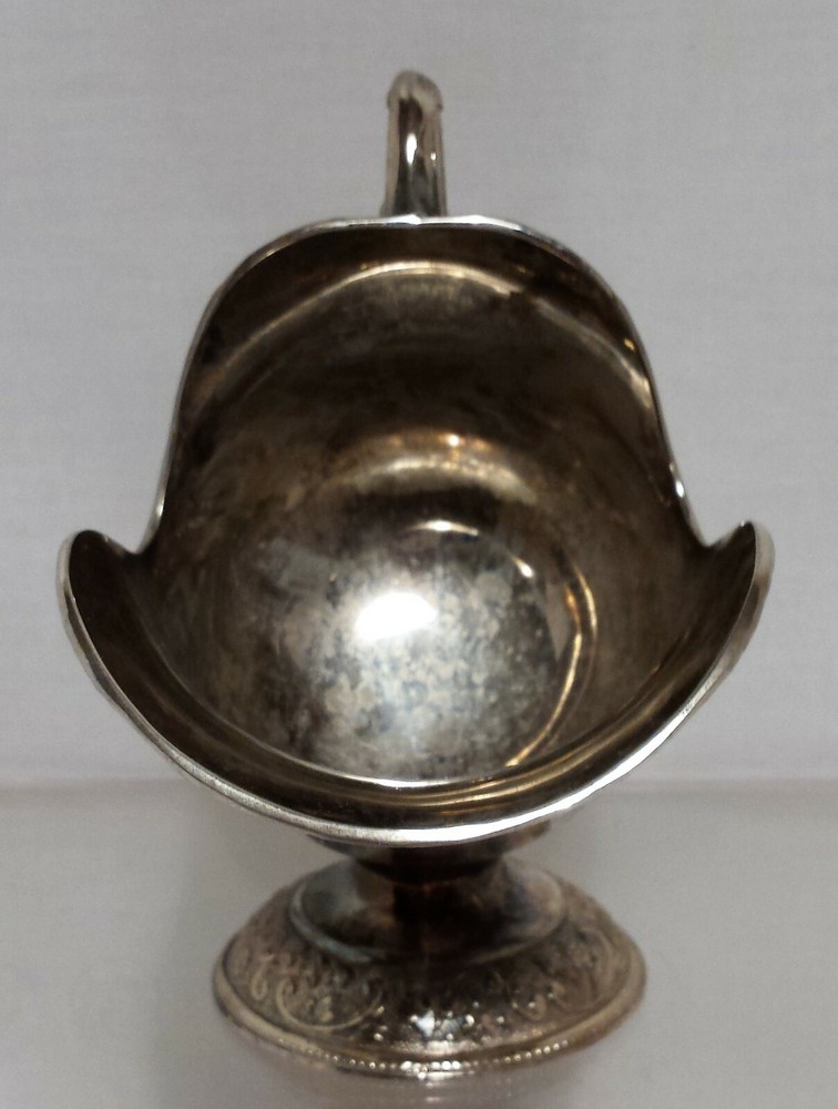 RAIMOND SILVERPLATE ORNATE HANDLED SUGAR SCUTTLE VINTAGE