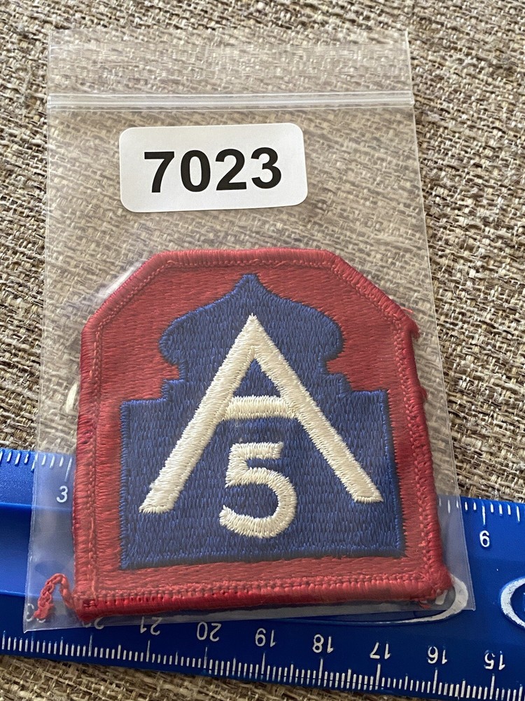 US Army ￼5th Army Patch A Castle INV7023
