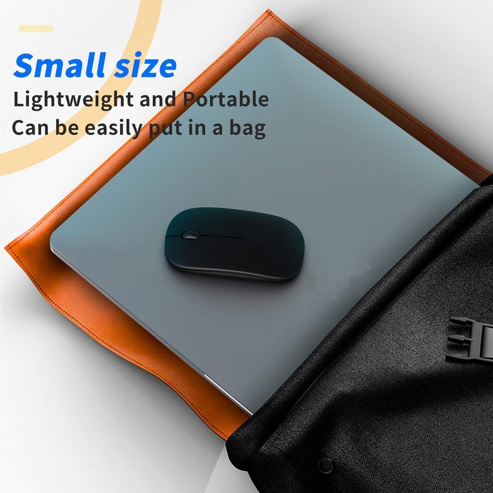 Rechargeable Wireless Mouse USB Receiver Mice For Computer PC Laptop 2.4GHz