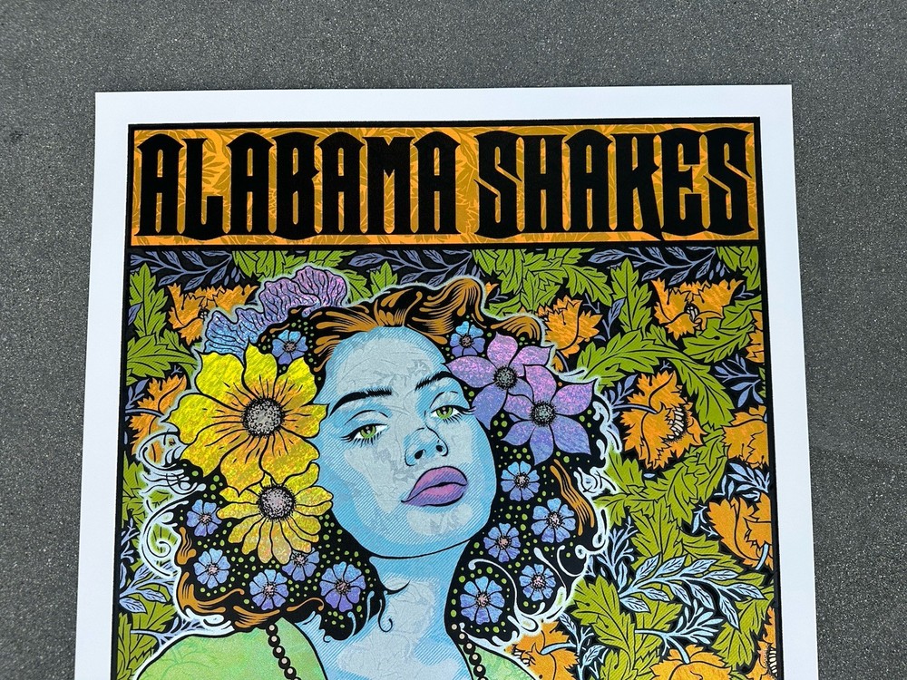 Alabama Shakes Poster 8-14-2025 Hollywood Bowl Chuck Sperry 202/775