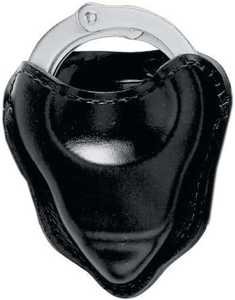 Bianchi Model 090 Open Top Handcuff Case, Plain Black