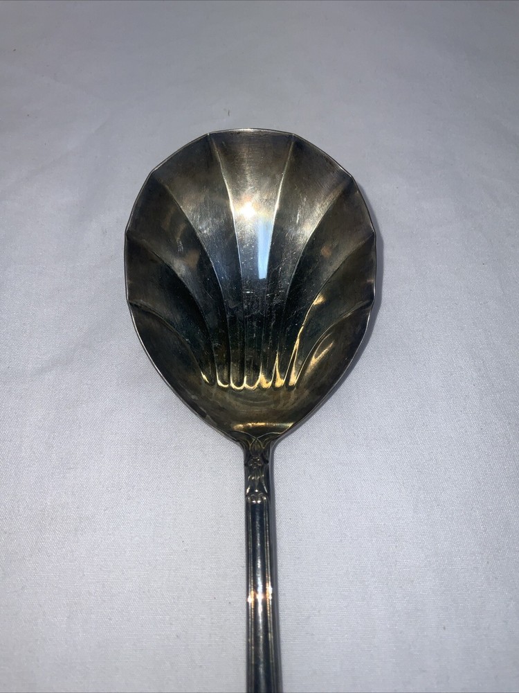 National Silver Co Silverplate Serving Spoon Norma